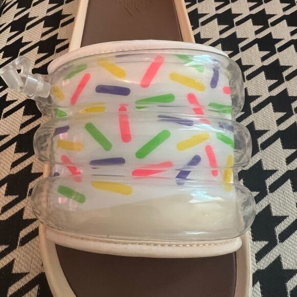 Adidas Adilette Zplaash Slide 'Sprinkles'-Men's Size 11 - Picture 7 of 7